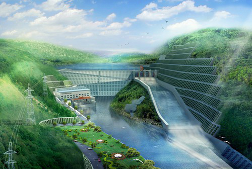 个旧老挝南塔河1号水电站项目